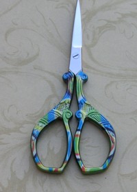 Dot  Premium Metallic Multi Green Scissors